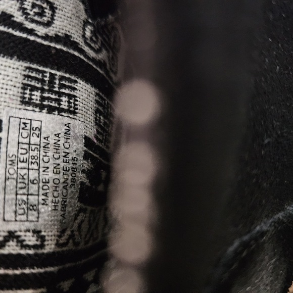 TOMS | KALA BLACK LACE UP WEDGE BOOTIE SIZE 8 - Picture 2 of 6